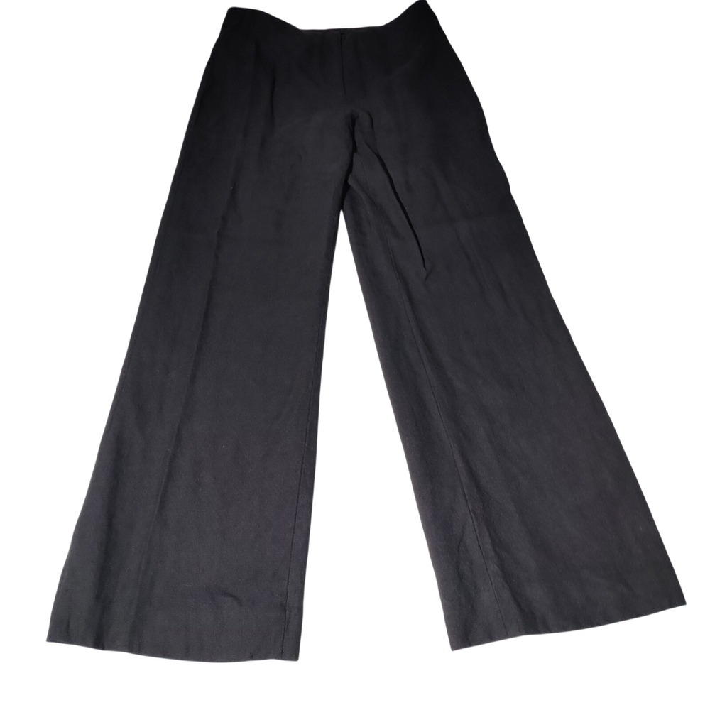 Zenobia Women Pants Black 100% Linen (Acetate Lining) Sz 8 (29"x30.5") Canada